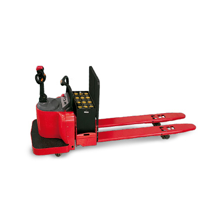 TRANSPALETA CON PLATAFORMA